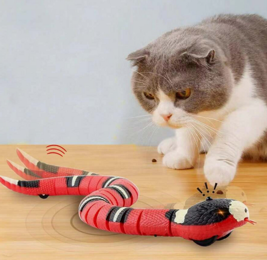 Kwispelwinkel | Interactieve Elektrische Slang voor Katten met Smart Sensor