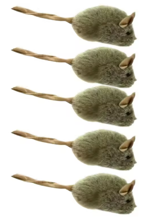 Kwispelwinkel | Pluche Muisspeeltje met Geluid voor Katten