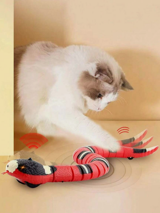 Kwispelwinkel | Interactieve Elektrische Slang voor Katten met Smart Sensor