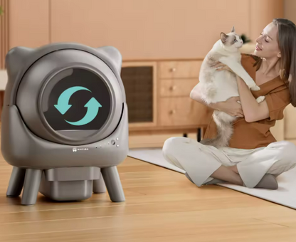 Kwispel-winkel | Slimme Automatische Kattenbak met WiFi, App en Zelfreiniging