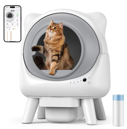 Kwispel-winkel | Slimme Automatische Kattenbak met WiFi, App en Zelfreiniging