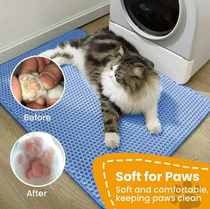 Kwispel-winkel | Dubbellaagse Kattenbakmat met Honingraatstructuur