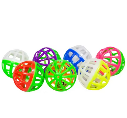 Kwispelwinkel | Kleurrijke Speelbal met Belletje voor Katten