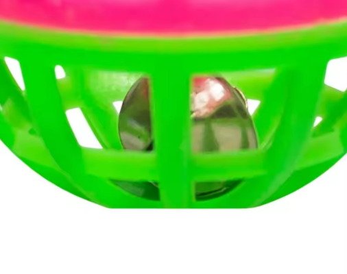 Kwispelwinkel | Kleurrijke Speelbal met Belletje voor Katten