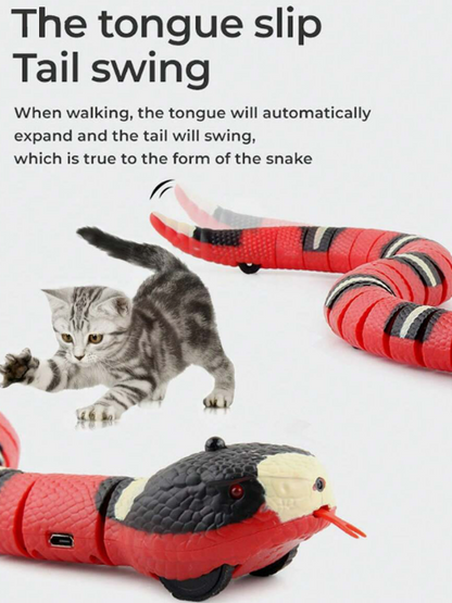 Kwispelwinkel | Interactieve Elektrische Slang voor Katten met Smart Sensor