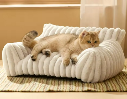Kwispelwinkel | Warm Kattenbed met Zacht Kussen voor Katten