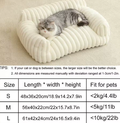 Kwispelwinkel | Warm Kattenbed met Zacht Kussen voor Katten