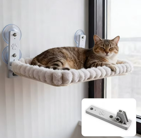 Kwispelwinkel | Kattenraam Hangmat met Sterke Zuignappen