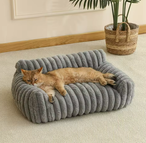 Kwispelwinkel | Warm Kattenbed met Zacht Kussen voor Katten