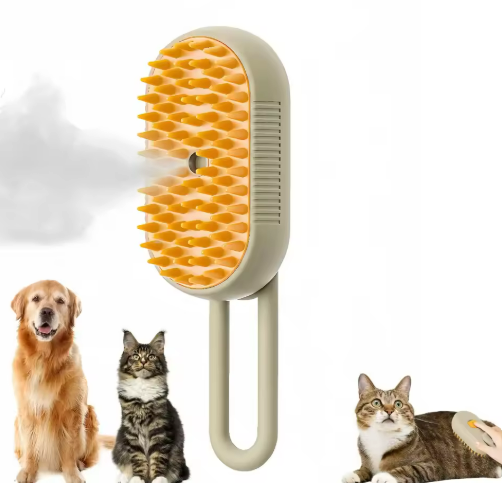 Kwispel-winkel | Elektrische Verzorgingsborstel met Sprayfunctie voor Katten en Honden