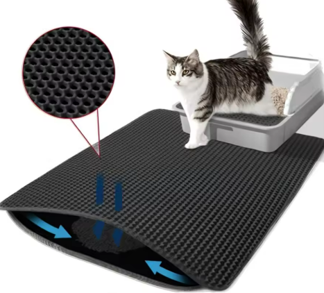 Kwispel-winkel | Dubbellaagse Kattenbakmat met Honingraatstructuur